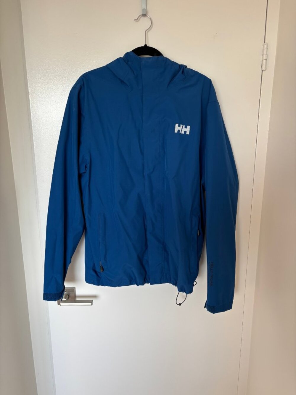 Helly Hansen Blue Helly Tech Protection Hooded Rain Jacket Men's L